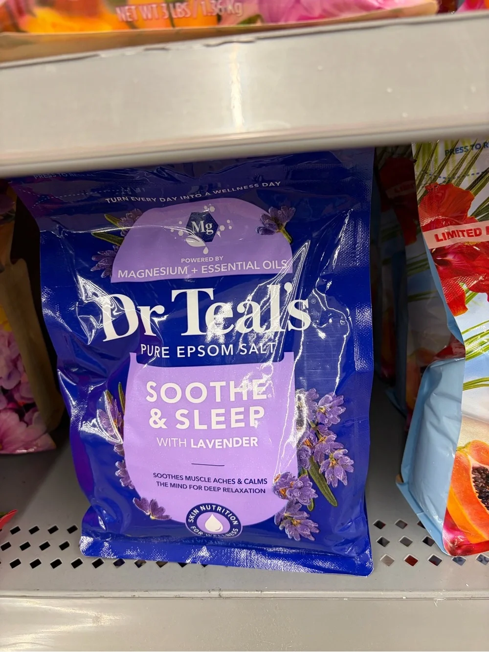 Soothe & Sleep Lavender Pure Epsom Salt - Lavender Purple